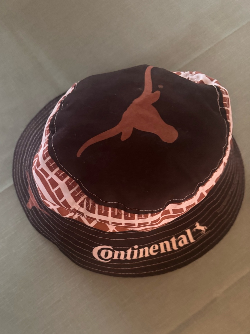 University of Texas/Continental Branded Bucket Hat - Black & Burnt Orange